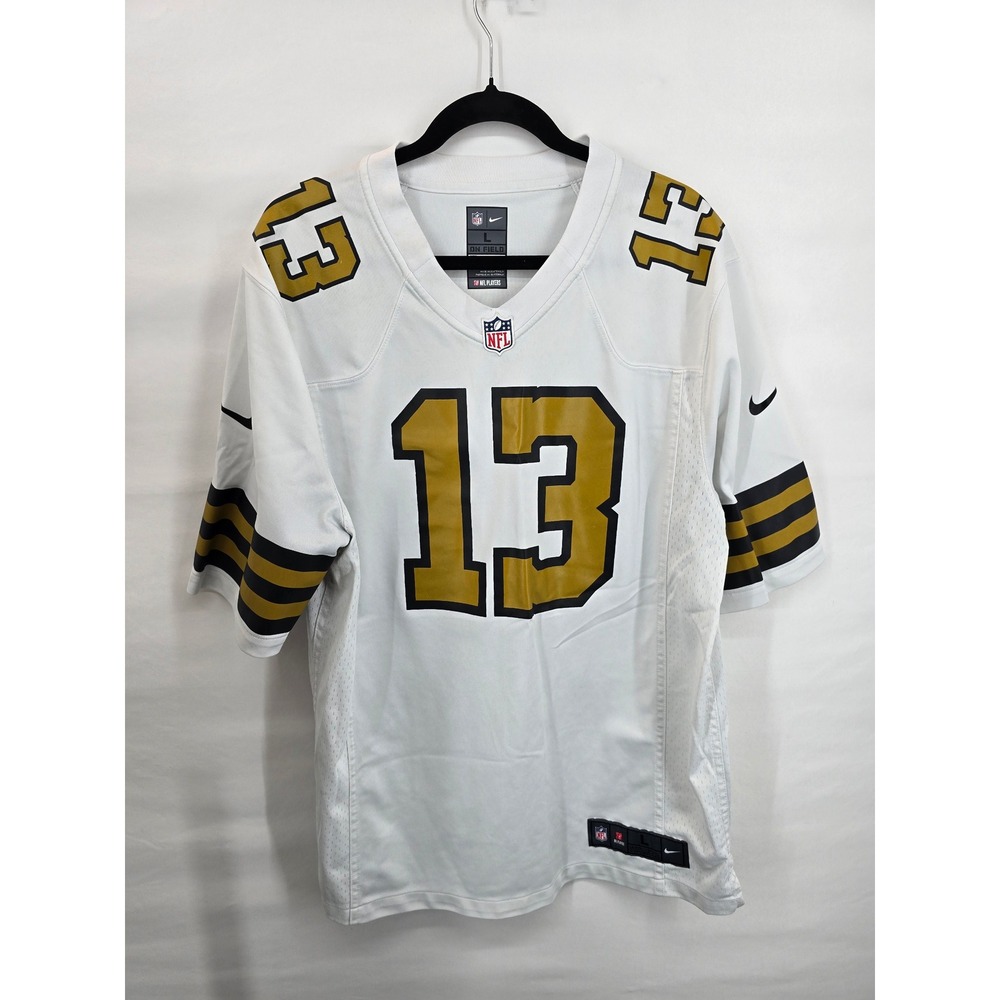 Nike New Orleans Saints Michael Thomas 13 On Field Jersey White‎ Mens Large